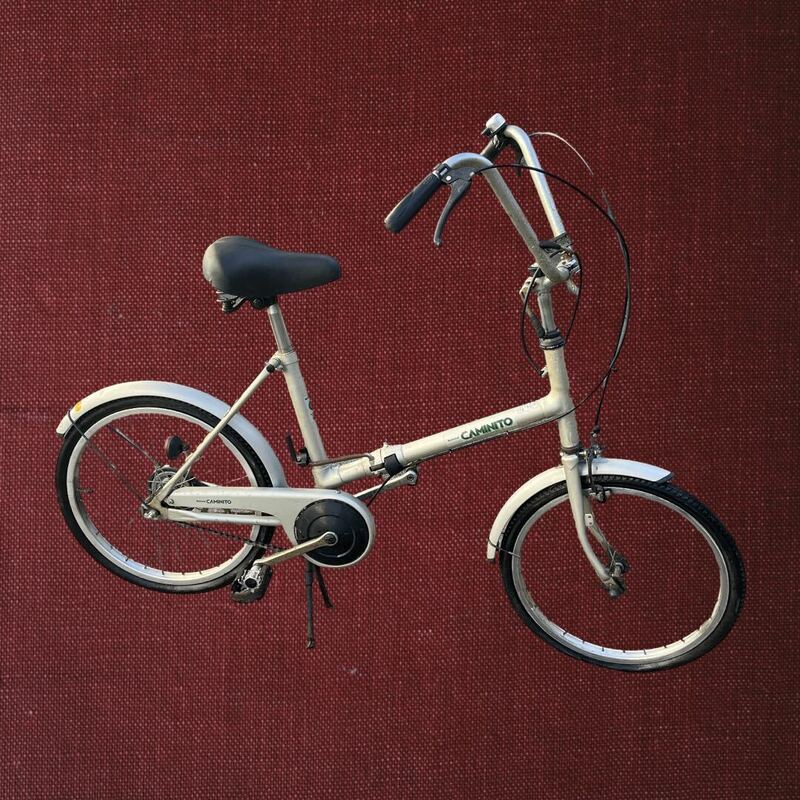 （中古品）レトロ自転車 national ナショナル　CAMINITO カミニート 折り畳み自転車　20インチ。