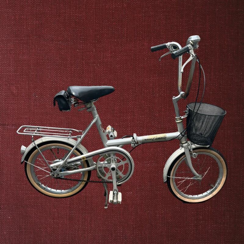 （中古品）レトロ自転車 national ナショナル　CAMINITO カミニート 折り畳み自転車　16インチ。