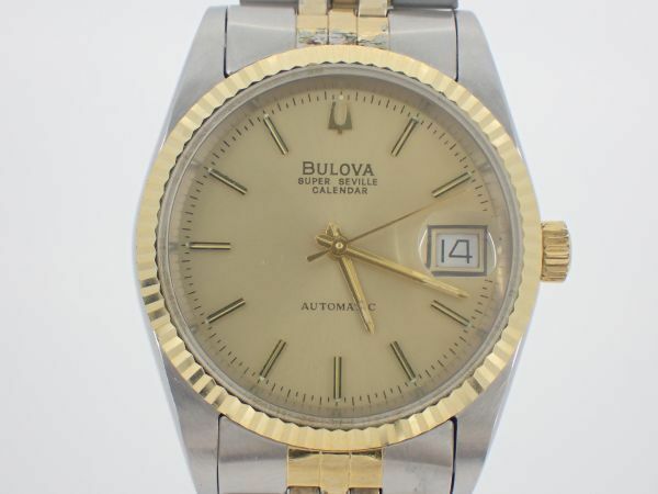 BULOVA ブローバ SUPER SEVILLE CALENDAR 4513901 ゴールド メンズ オートマチック 自動巻き 腕時計