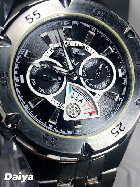 新品 正規品 ドミニク DOMINIC 機械式 自動巻き 腕時計 オートマティック カレンダー 5気圧防水 ステンレス ホワイト ブラック プレゼント