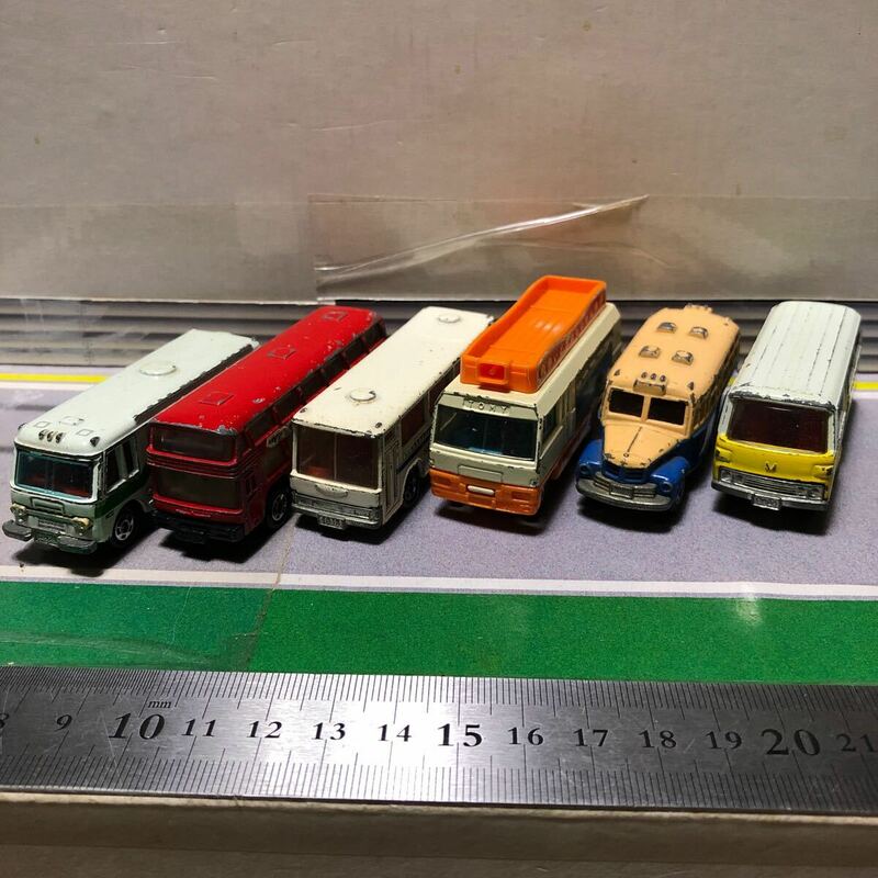 絶版トミカ日本製　バス　6台セット