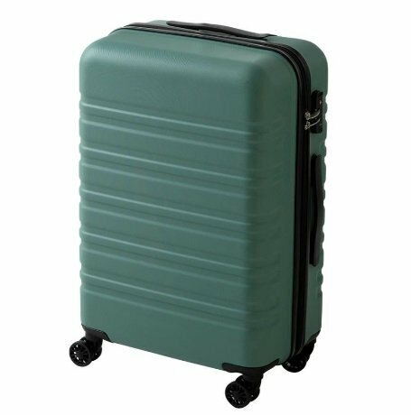 【訳アリ品】スーツケース 大型 キャリーバッグ ケース 軽量 [TY8098 ファスナータイプ Lサイズ] コバルトグリーン TSAロック (W) [001]
