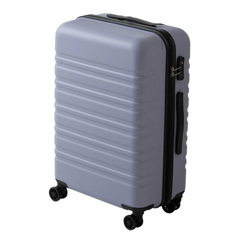 【訳アリ品】スーツケース 大型 キャリーバッグ ーケース 軽量 [TY8098 ファスナータイプ Lサイズ] スモーキーパープル TSAロック (W) [022