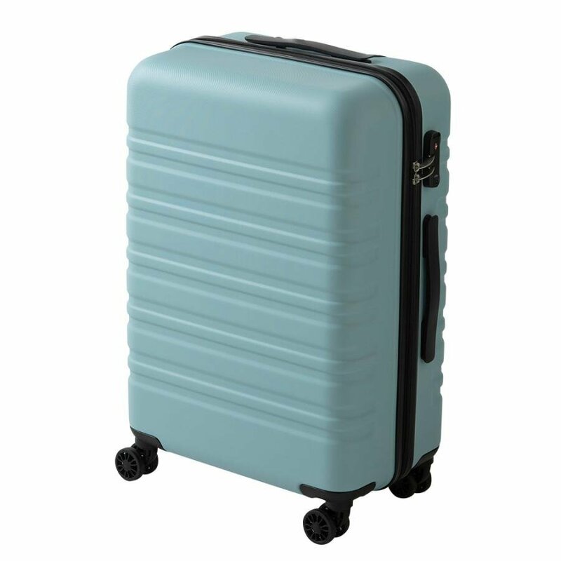 【訳あり品】スーツケース 大型 キャリーバッグ ーケース 軽量 [TY8098 ファスナータイプ Lサイズ] セレストブルー TSAロック (W) [008]