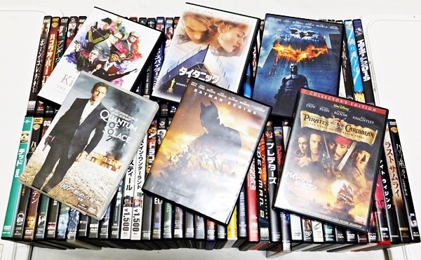 DVDセット 洋画 78枚 セット 大量 まとめ売り 映画 シネマ ハリーポッター テッド バットマン タイタニック スパイダーマン 007 他多数 
