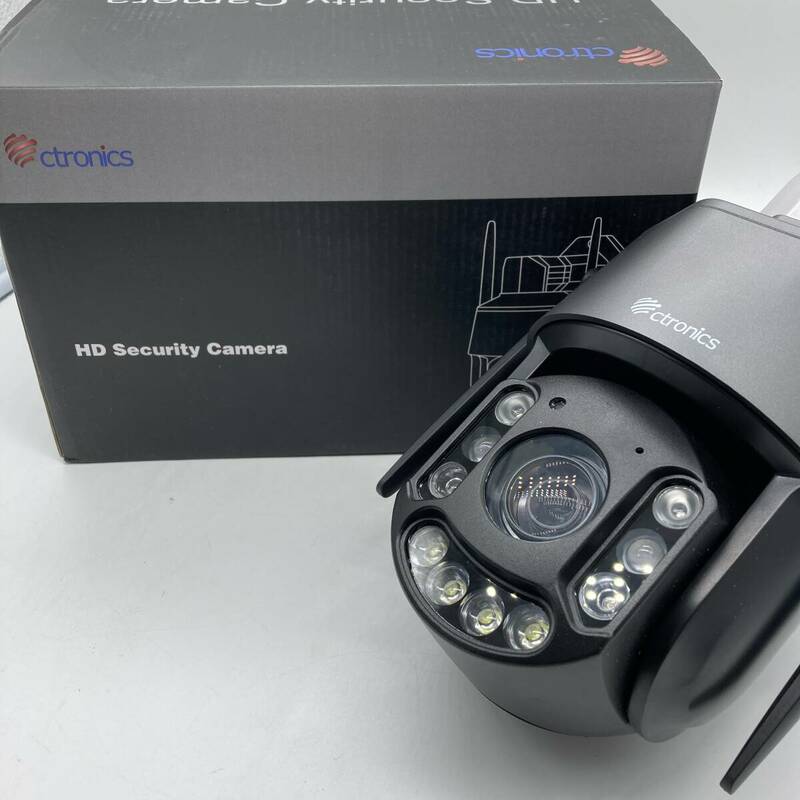 【未検品】Ctronics CTSC-B10 防犯カメラ 屋外 監視カメラ iOS/Android/Windows対応 IP66防水 /Y22153-K1