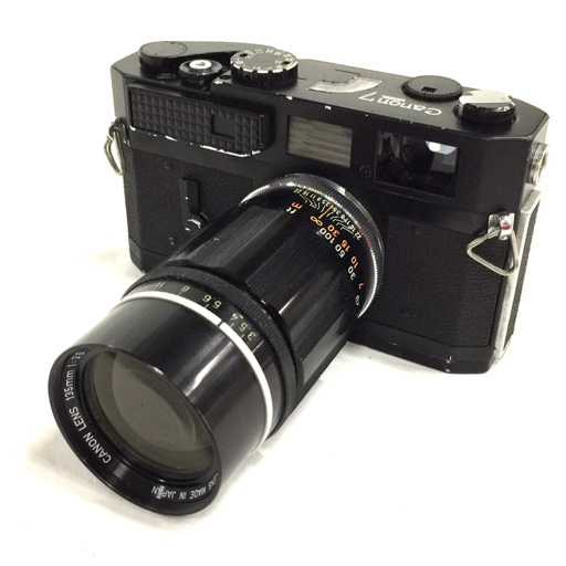 1円 Canon MODEL 7 LENS 135mm 1:3.5 レンジファインダー フィルムカメラ レンズ C311236