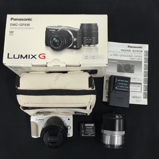 1円 Panasonic LUMIX DMC-GF6 G VARIO 1:3.5-5.6/14-42 1:4.0-5.6/45-150 ミラーレス一眼レフ カメラ L291444