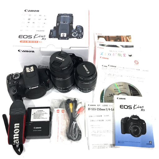 1円 CANON EOS Kiss X5 EF-S 18-55mm 1:3.5-5.6 IS デジタル一眼レフ デジタルカメラ L212237