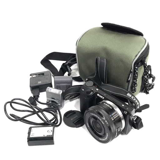 1円 SONY NEX-5R E 3.5-5.6/PZ 16-50 OSS ミラーレス一眼 デジタルカメラ C281849