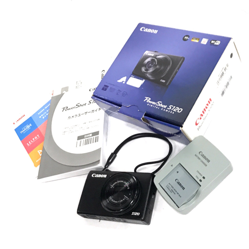 1円 CANON PowerShot S120 5.2-26.0mm 1:1.8-5.7 コンパクトデジタルカメラ Ｃ301324