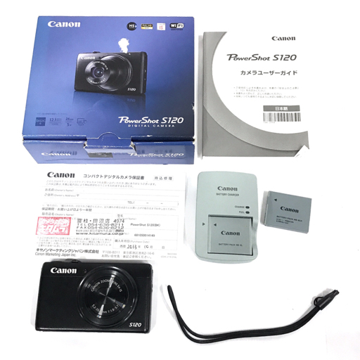 CANON PowerShot S120 5.2-26.0mm 1:1.8-5.7 コンパクトデジタルカメラ QG054-137