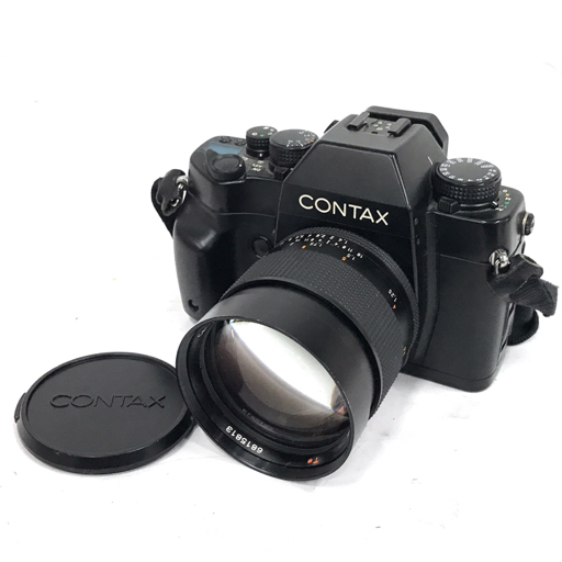 CONTAX RX Carl Zeiss Planar 1.4/85 一眼レフ フィルムカメラ マニュアルフォーカス QR054-434