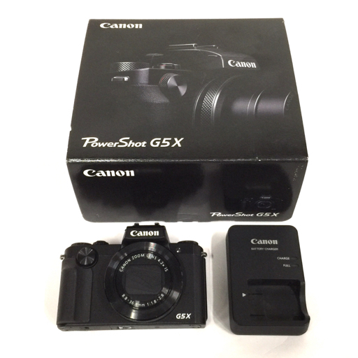 Canon PowerShot G5X 8.8-36.8mm 1:1.8-2.8 コンパクトデジタルカメラ 光学機器 QG054-143