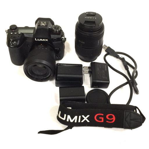 1円 Panasonic LUMIX DC-G9 G VARIO 1:4-5.6/45-200 1:3.5-5.6/12-60 ミラーレス一眼カメラ レンズ C011005