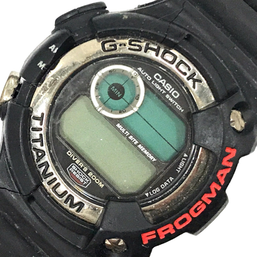 1円 カシオ Gショック フロッグマン クォーツ 腕時計 dw-9900 未稼働品 メンズ ブラック デジタル ファッション小物