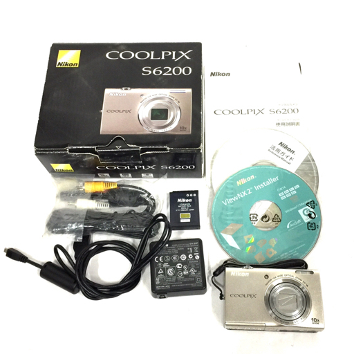 Nikon COOLPIX S6200 4.5-45.0mm 1:3.2-5.8 コンパクトデジタルカメラ シルバー