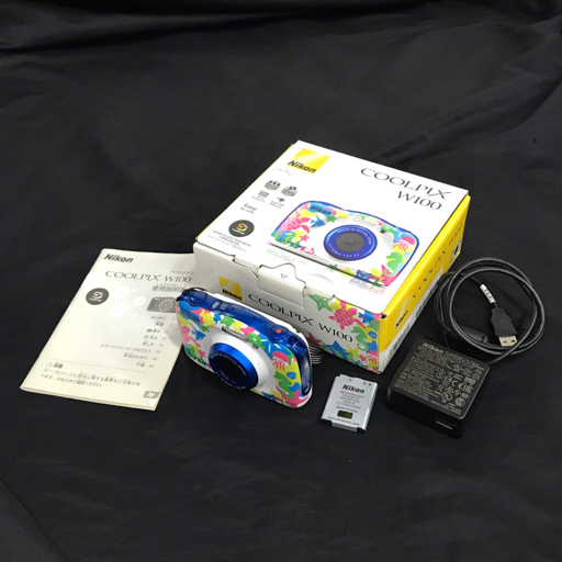 1円 Nikon COOLPIX W100 4.1-12.3mm 1:3.3-5.9 コンパクトデジタルカメラ L161902