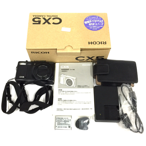 1円 RICOH CX5 4.9-52.5 1:3.5-5.6 コンパクトデジタルカメラ 光学機器 C032233