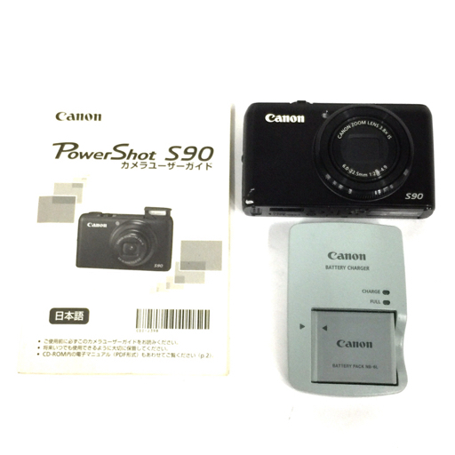 Canon PowerShot S90 6.0-22.5mm 1:2.0-4.9 コンパクトデジタルカメラ ブラック