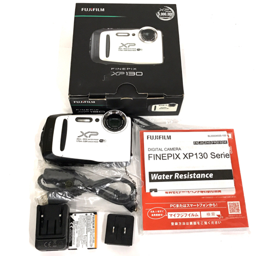 1円 FUJIFILM FinePix XP130 コンパクトデジタルカメラ ホワイト C031001