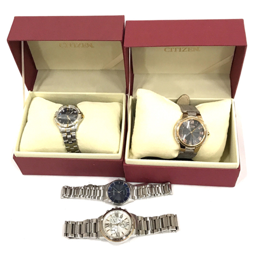 シチズン クロスシー 含む エコドライブ 腕時計 現状品 レディース 計4点 セット ファッション小物 A11952