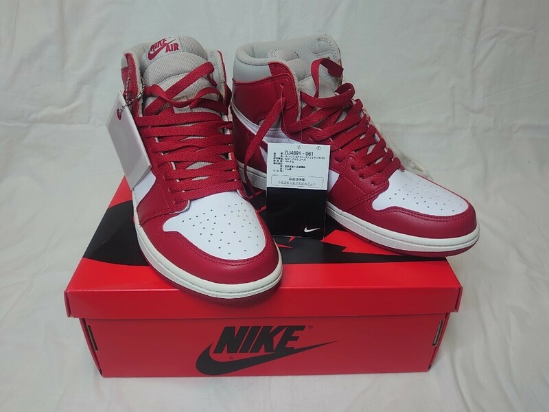 NIKE WMNS Air Jordan 1 High OG Varsity Red サイズ27cm ナイキ ウィメンズ エアジョーダン1 ハイ OG バーシティレッド aj1