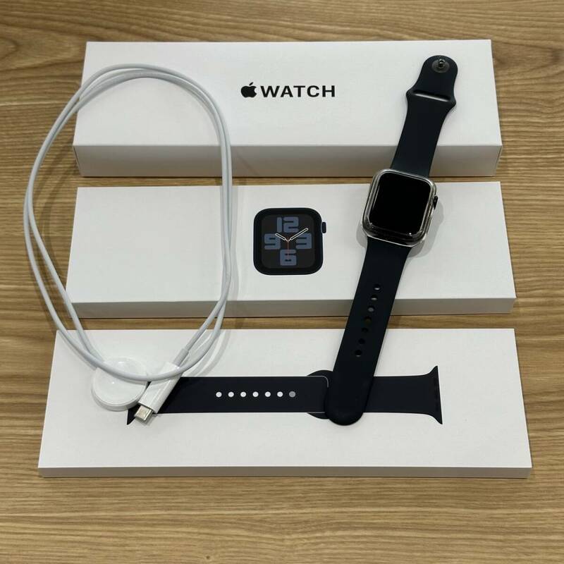 Apple Watch SE アップルウォッチ 第2世代 GPSモデル 40mm MR9X3J/A ミッドナイト