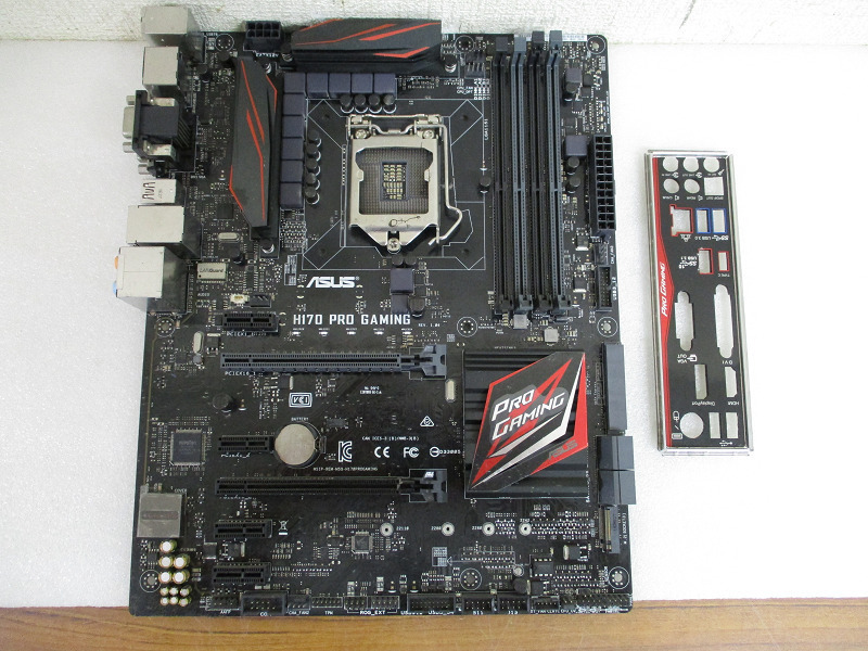 【Y10/S】ピン曲がり ジャンク ASUS マザーボード H170 Pro Gaming