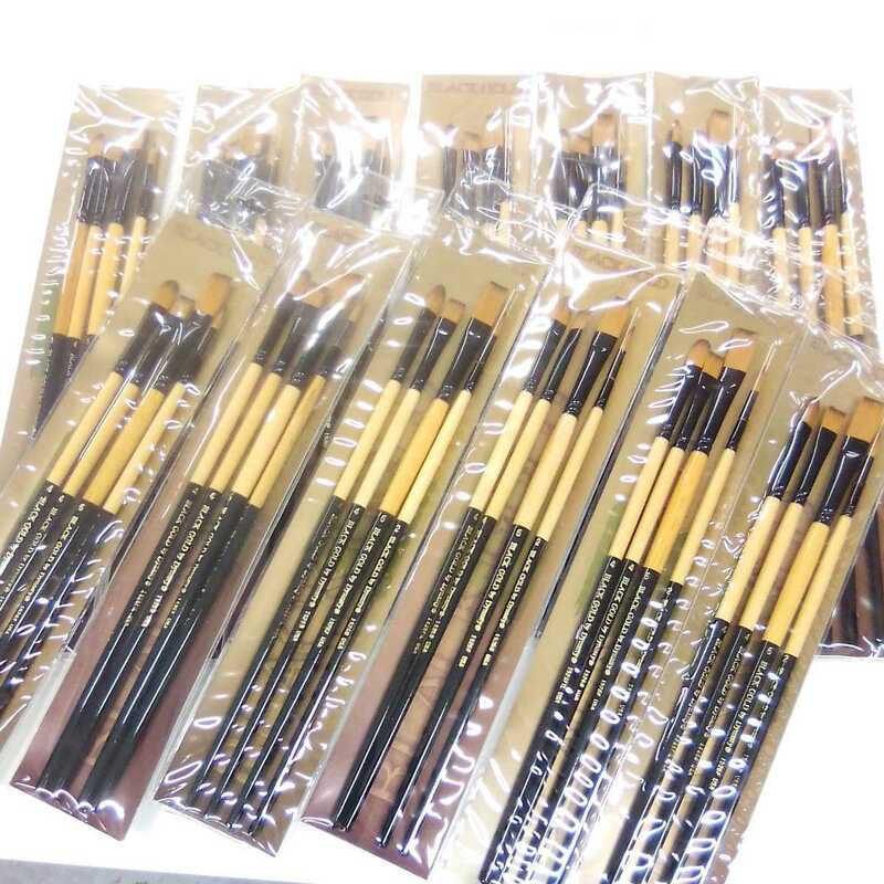 ●サ3880H◎ダイナスティ(Dynasty)　Black Gold 　USA　アーティスト ブラシ　SET　BG-1　13セット（4本入り）　いっぱい　まとめて◎