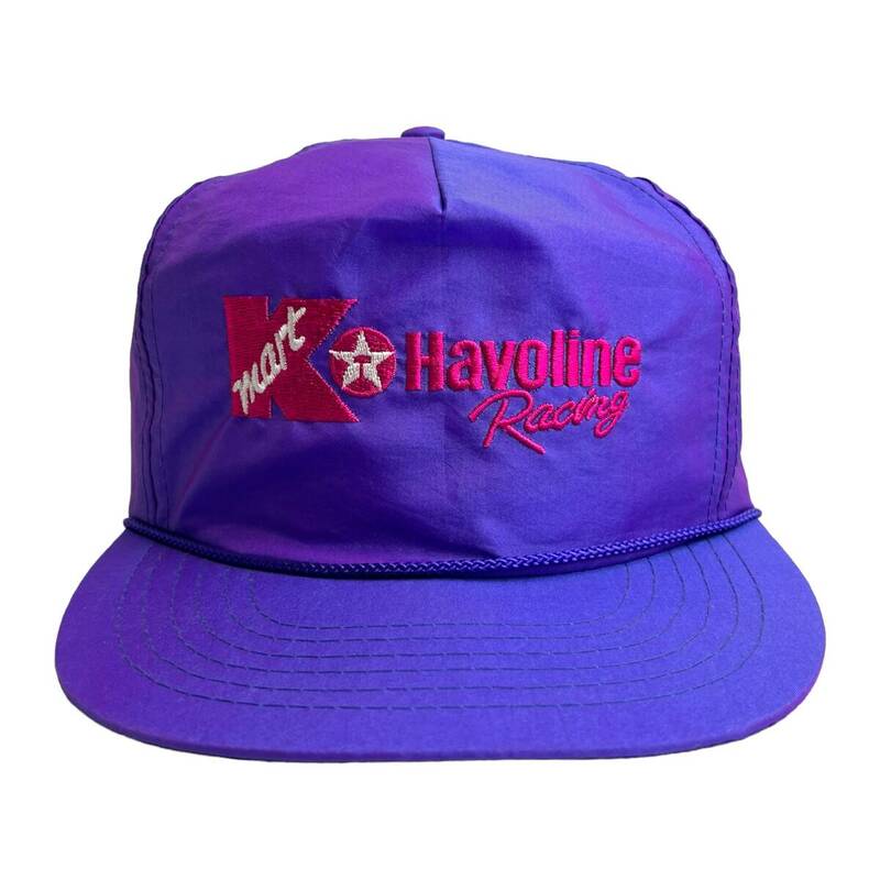 【キャップ / 帽子】Havoline (ハボリン) Racing レーシング オイルブランド Chevron シェブロン　K mart 刺繍ロゴ　古着　アメカジ