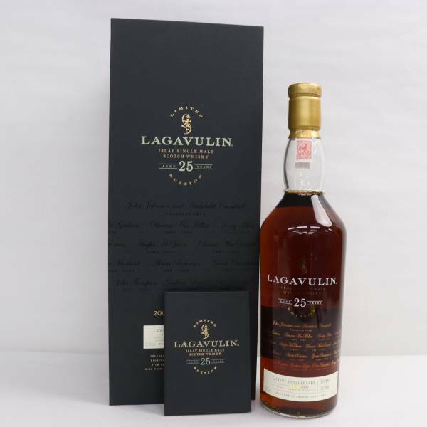 LAGAVULIN（ラガヴーリン）25年 200周年記念ボトル 51.7％ 700ml ※液面低下 N24E030015