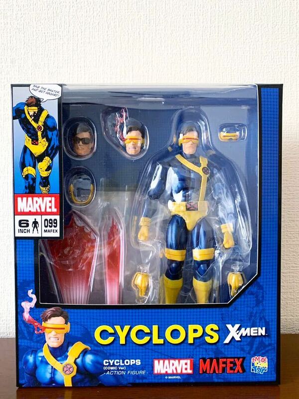 新品未開封 [FIG]マフェックス MAFEX CYCLOPS 099 (X-Men)(Comic Ver) エックスメン サイクロプス 可動 新バージョン 検索