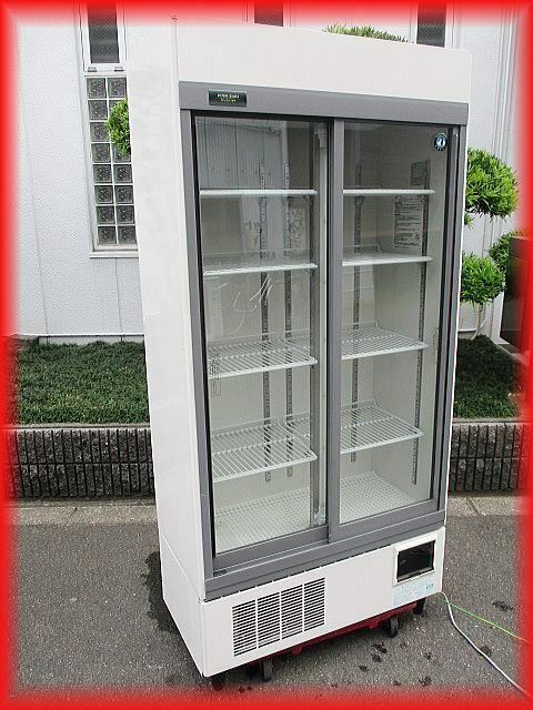 送料無料 冷蔵ショーケース リーチイン 中古美品 スライド扉 339L RSC-90DT ホシザキ 900×450×1880mm 2017年 厨房機器