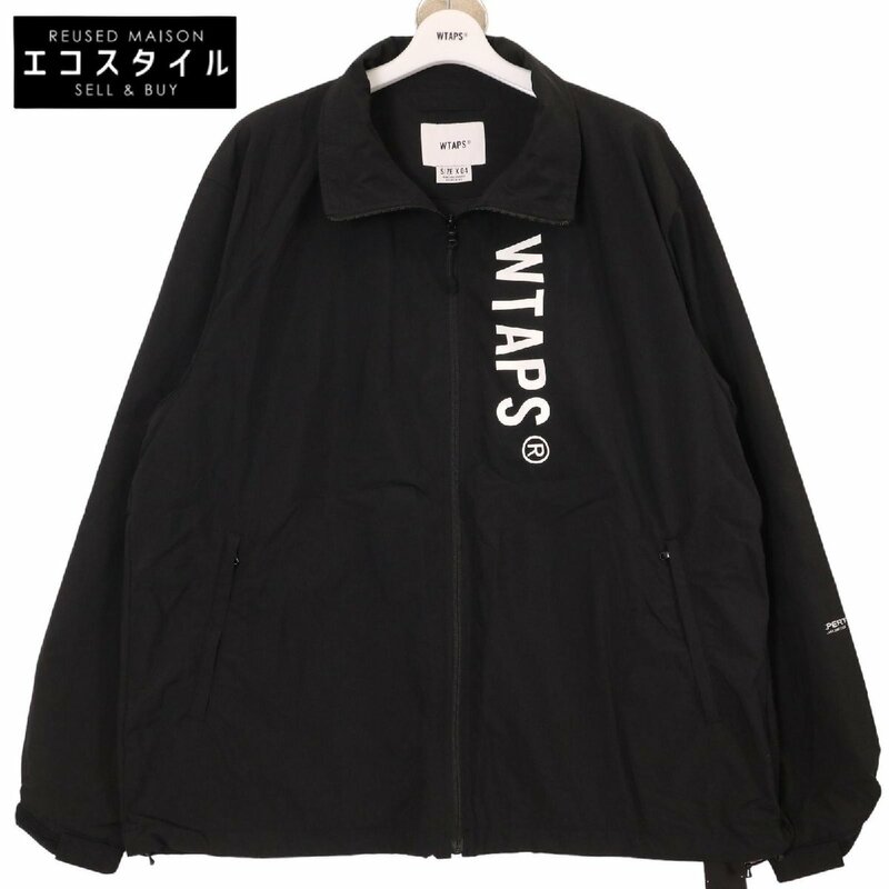 WTAPS ダブルタップス ブラック 24SS 241CWDTーJKM01 TRACK JACKET ブラック O4 ジャケット ナイロン メンズ 中古