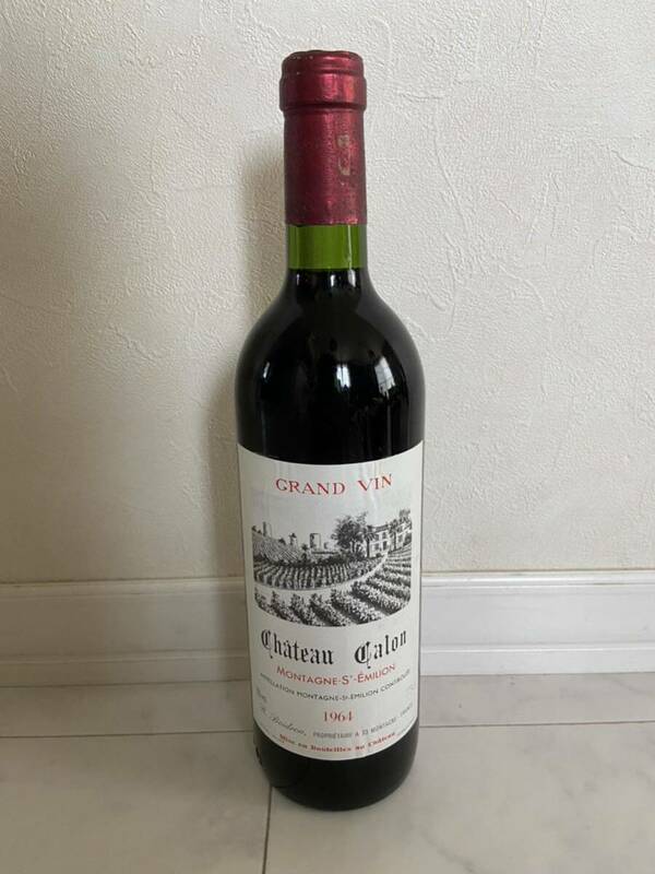 Chateau Calon シャトー・カロン 1964 ワイン 赤ワイン 果実酒 750ml 