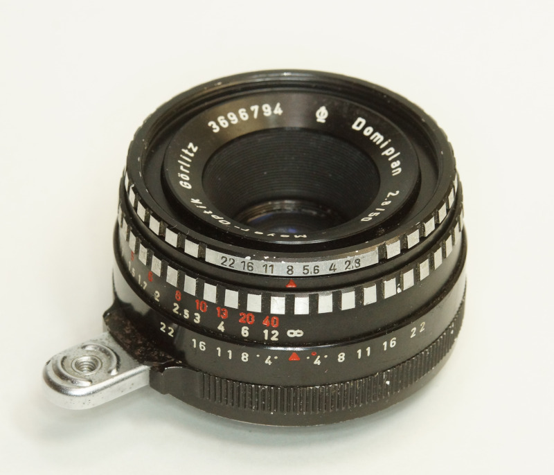 ドイツ製 Meyer-Optik Domiplan 2.8/50 Q1 Exakta 282B-794 ゼブラ 前期型 Triplet 総金属製