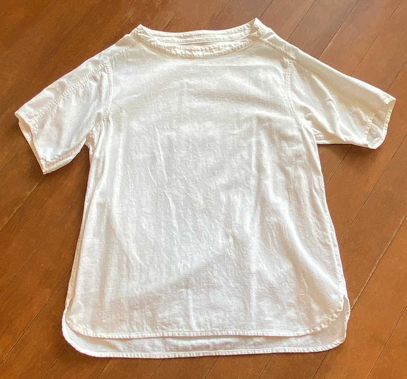 mittan ミッタン ミタン カディ プルオーバー 白 サイズ1 日本製 ブラウス Tシャツ 生成り ナチュラル