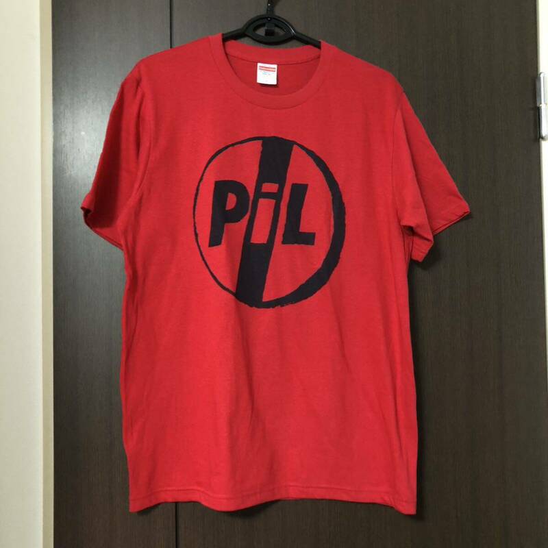 新品PILロゴ半袖プリントTシャツ L