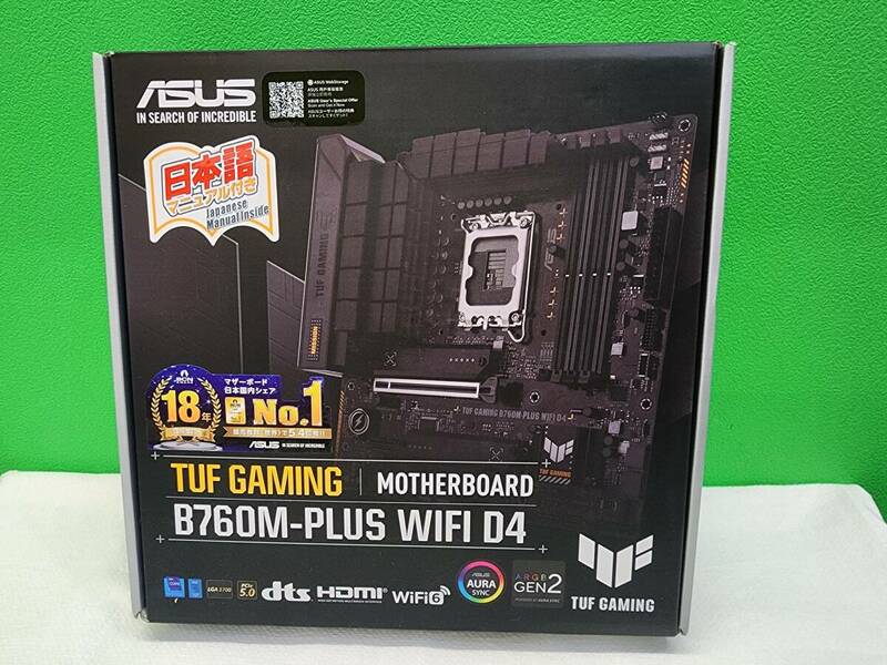 未使用品 ASUS TUF GAMING B760M-PLUS WIFI D4 マザーボード LGA 1700 Micro ATX