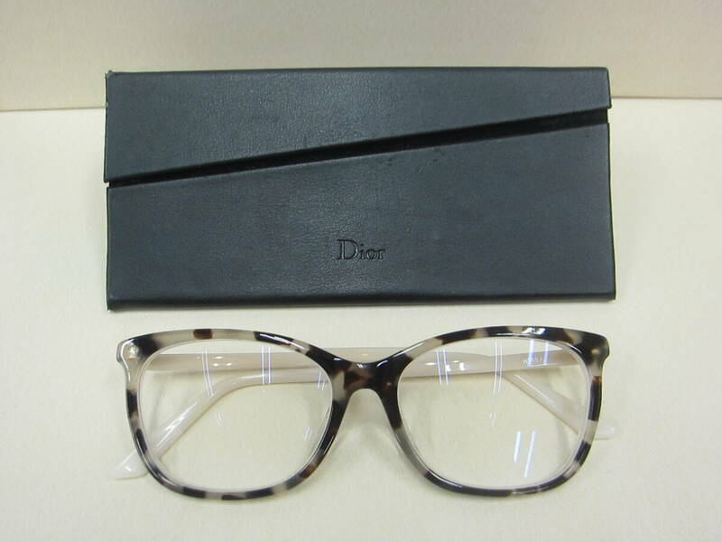 5E503NZ◎ChristianDior クリスチャンディオール Dior MONTAIGNE n°45F C9K 145 HS メガネ/眼鏡/めがね レディース◎中古品