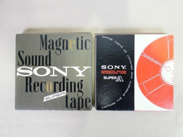 S) SONY ソニー 7号 オープンリールテープ 2本 ※ジャンク @60(4)
