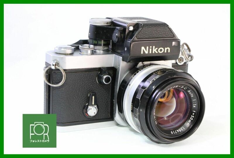 【同梱歓迎】実用■Nikon F2 フォトミック / NIKKOR-S.C Auto 50mm F1.4■シャッター全速・露出計完動■RRR543