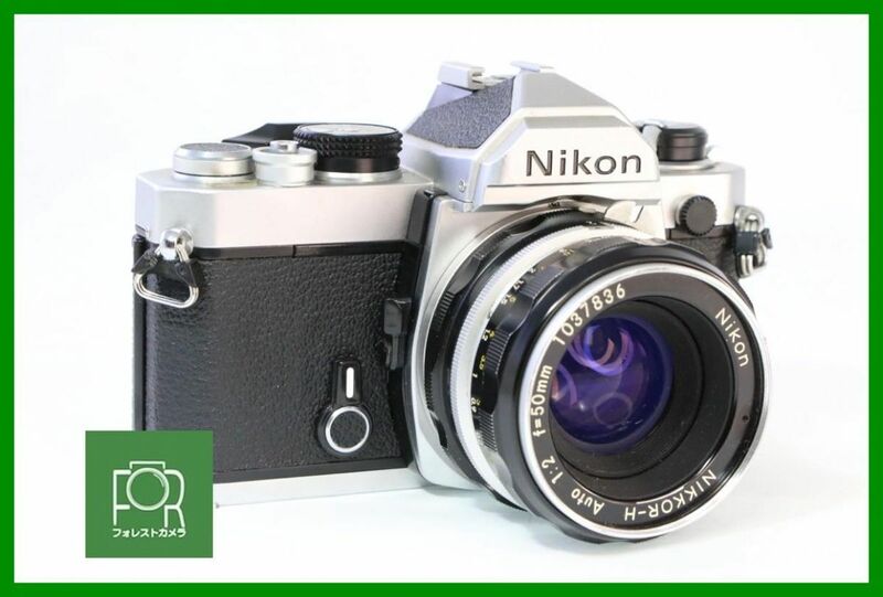 【同梱歓迎】実用■ニコン Nikon FM ボディ+NIKKOR-H 50mm F2■シャッター全速・露出計完動■EEE1109