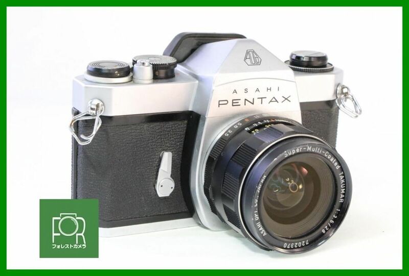 【同梱歓迎】実用■ペンタックス PENTAX SL ボディ+Super-Multi-Coated TAKUMAR 28mm F3.5 M42■シャッター全速完動■17