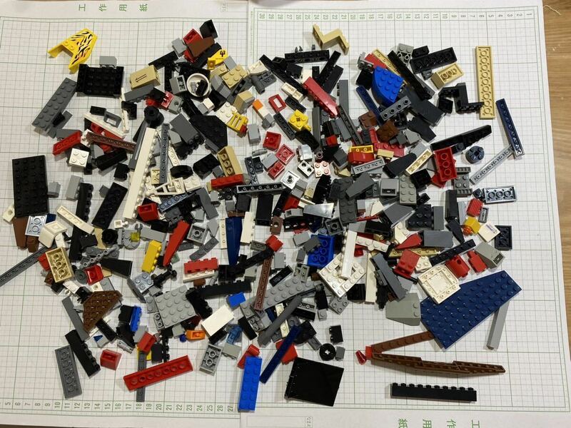 LEGO レゴ パーツ バラ LEGOレゴブロック　500g その22 基本ブロック　特殊ブロックが多め