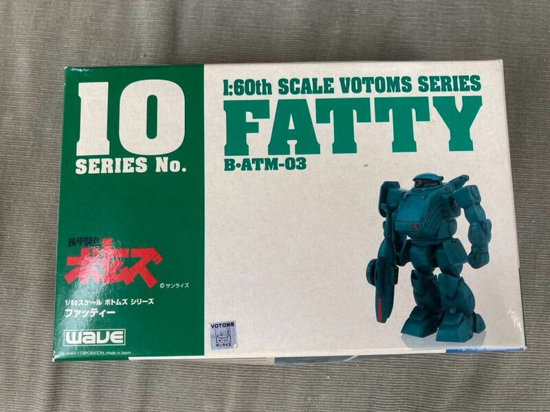 1/60 ファッティー FATTY ーパイロット デカール付属 装甲騎兵ボトムズ ウェーブ wave プラモデル レア 絶版