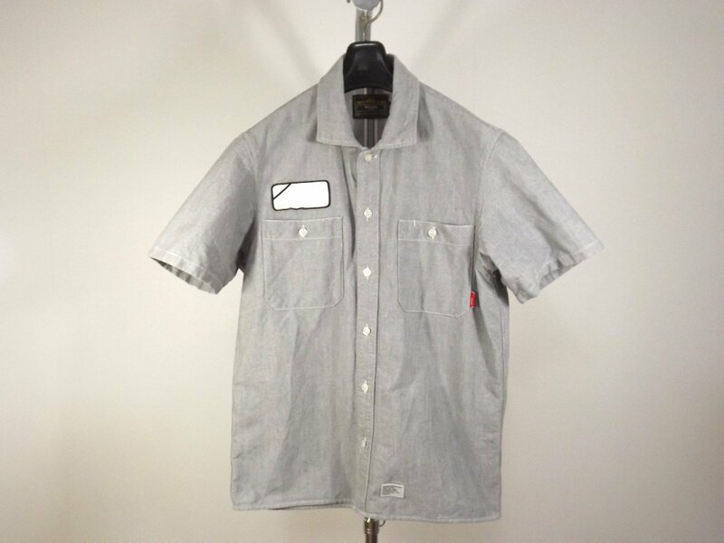 WTAPS （ダブルタップス）日本製　ワークシャツ　半袖 　メンズ　サイズS 　送料185円