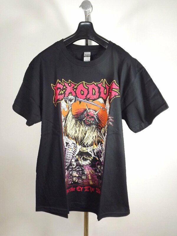 新品　EXODUS (エクソダス) ベイエリア・スラッシュ　ジャパンツアー　Tシャツ　メンズL　送料185円