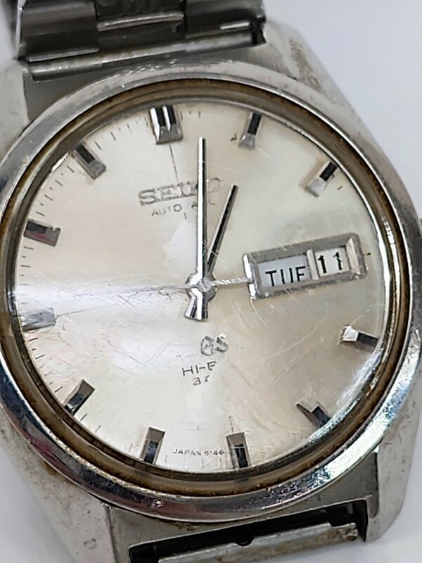 SEIKO セイコーGSグランドセイコー 自動巻きメンズ 腕時計 デイデイト 稼働品#y1359